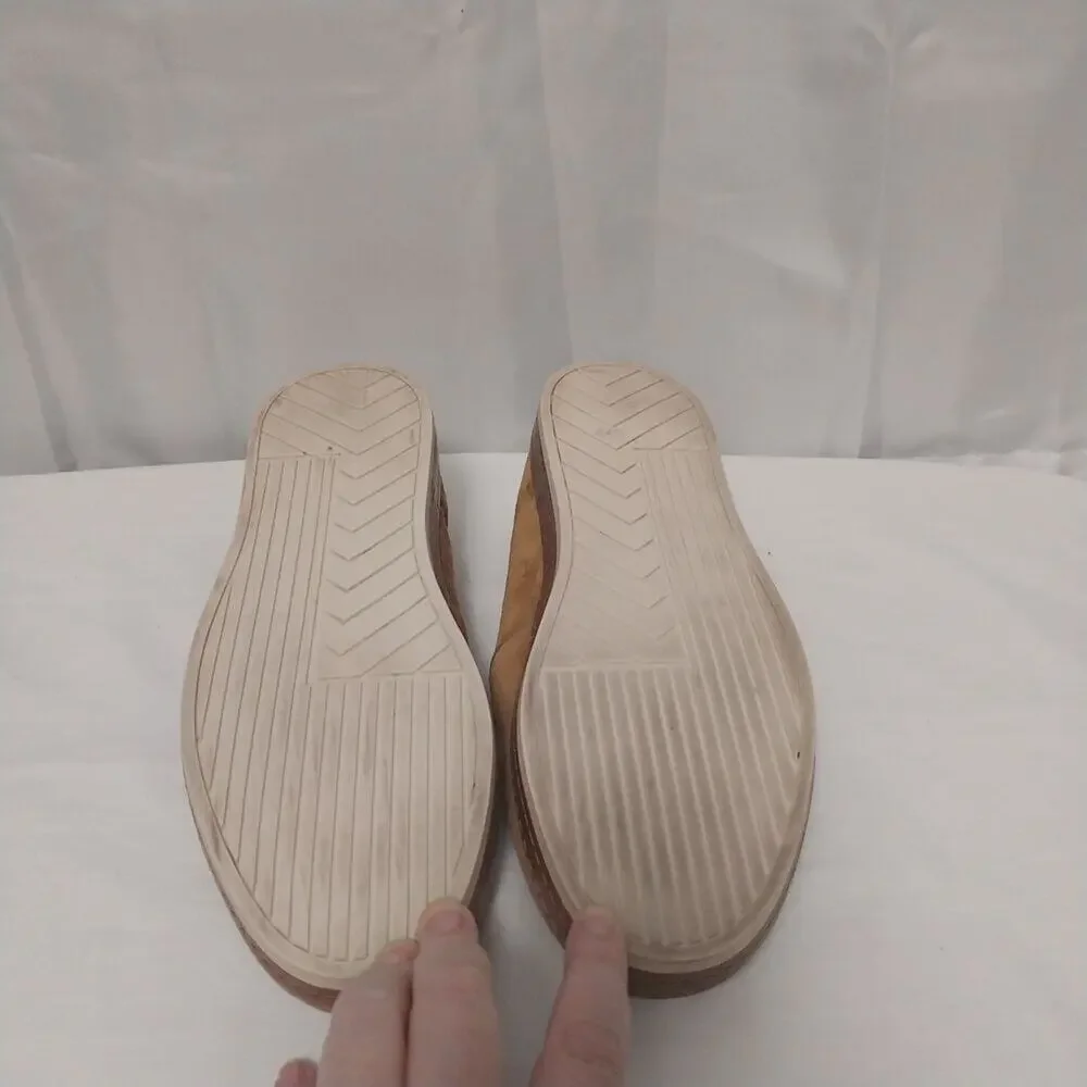 Vince Tan Suede Loafers slip on minimalist 10